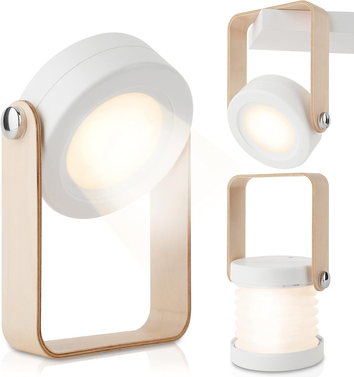 Lampara luz recargable estilo acordeon 